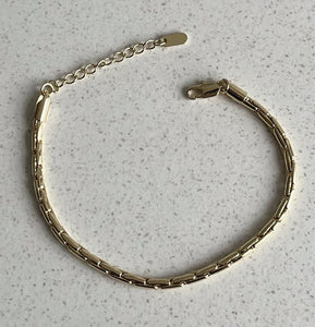 14K Gold Plated Brass Bracelet