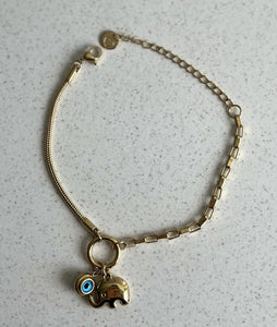 Stainless Steel Gold Plated Bracelet