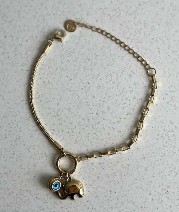 Stainless Steel Gold Plated Bracelet