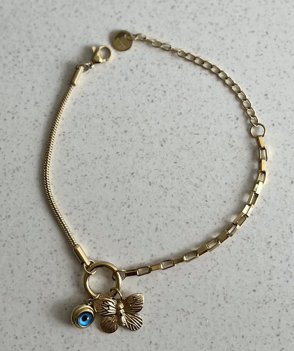 Stainless Steel Gold Plated Bracelet
