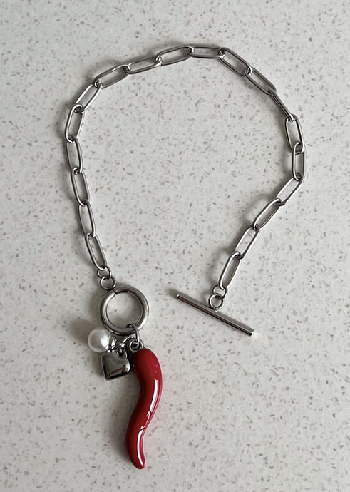 Stainless Steel Silver Plated Bracelet