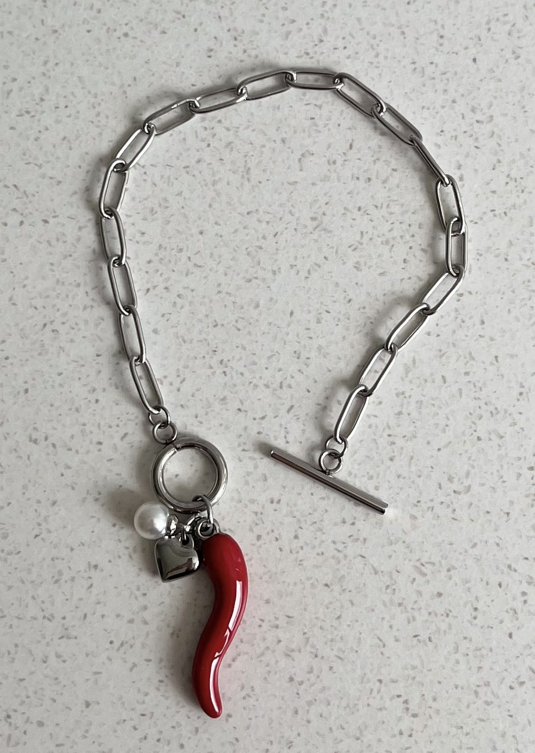 Stainless Steel Silver Plated Bracelet