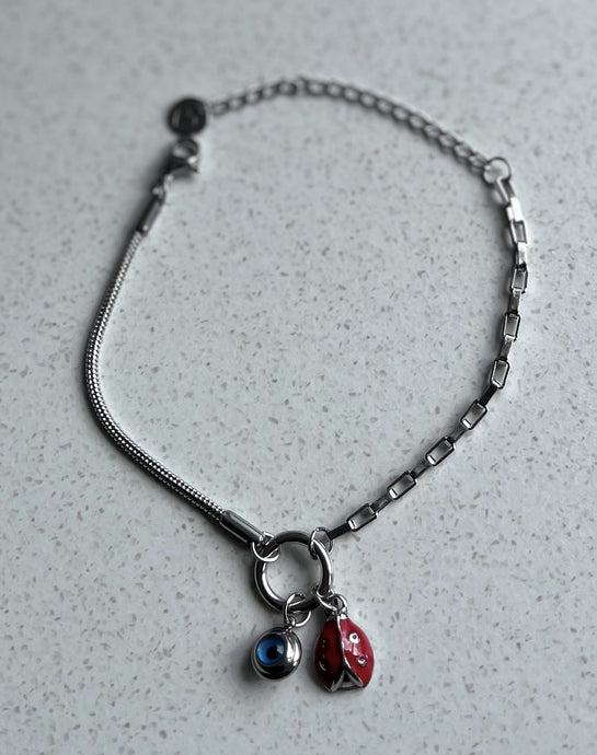 Stainless Steel Silver Plated Bracelet