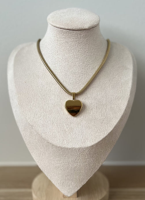 Stainless Steel Gold Plated Necklace