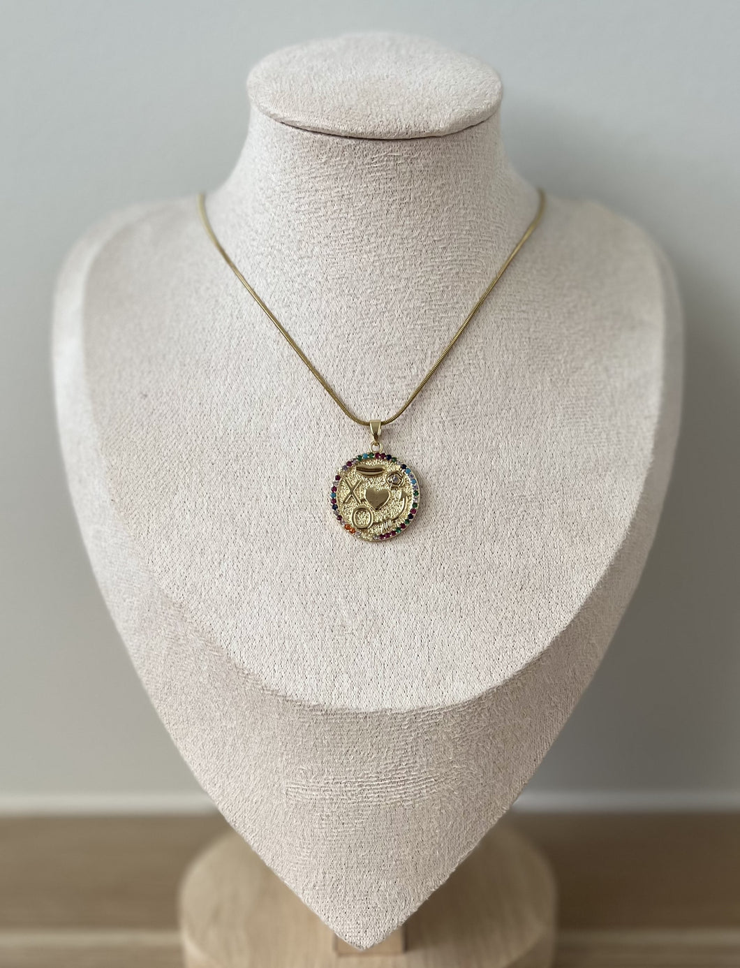 Stainless Steel Gold Plated Necklace