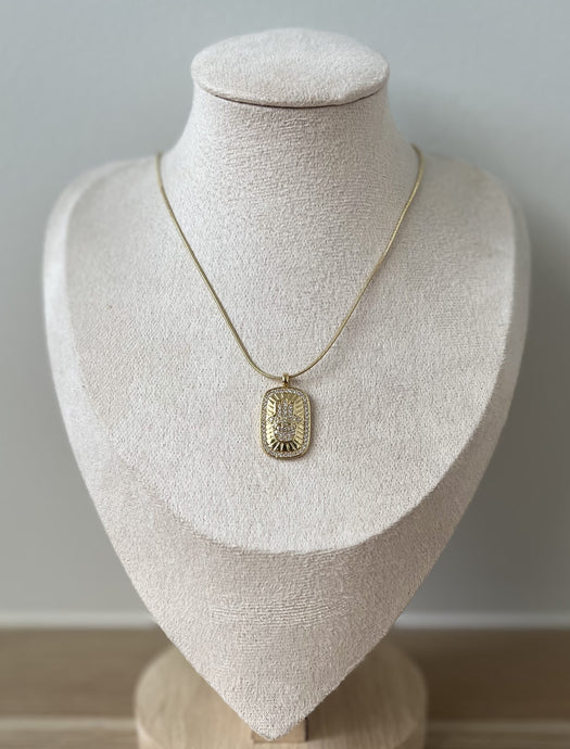 Stainless Steel Gold Plated Necklace