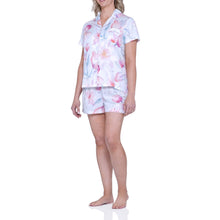 Load image into Gallery viewer, Provincial Bloom Shortie Pyjama Set
