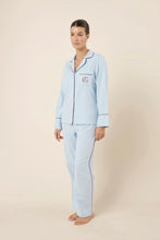 Load image into Gallery viewer, Isabella Brushed Cotton PJ Set - Blue