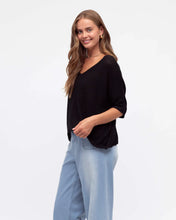 Load image into Gallery viewer, Cropped Sleeve Knit Top