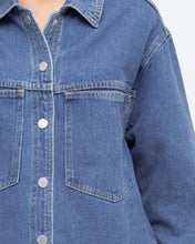 Load image into Gallery viewer, Denim Oversized Button Through Shirt