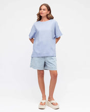 Load image into Gallery viewer, ROUND NECK T-SHIRT - BLUE