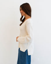 Load image into Gallery viewer, Cotton V Neck Jumper