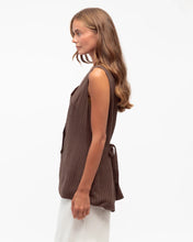 Load image into Gallery viewer, Striped Linen Vest