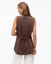 Load image into Gallery viewer, Striped Linen Vest