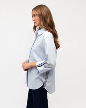 Load image into Gallery viewer, STRIPE TRIM SHIRT