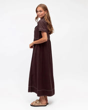 Load image into Gallery viewer, CONTRAST STITCH MIDI DRESS