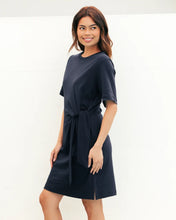 Load image into Gallery viewer, TIE WAIST T-SHIRT DRESS