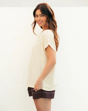 Load image into Gallery viewer, KNITTED TEE WITH BUTTON DETAIL