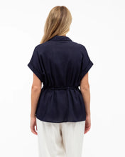 Load image into Gallery viewer, AZURE WEEKEND TIE FRONT SHIRT