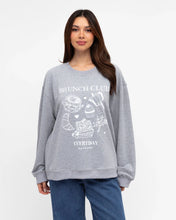 Load image into Gallery viewer, BRUNCH CLUB SWEATSHIRT - GREY MARLE
