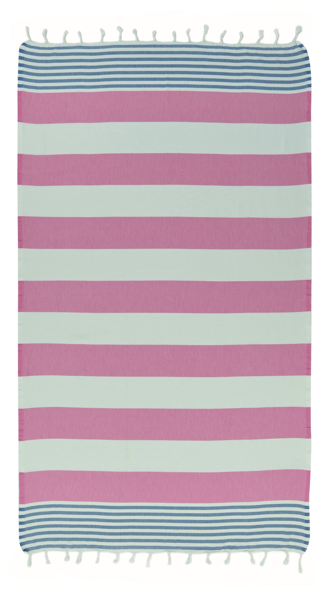 Marine Authentic Turkish Towel - Pink/Blue