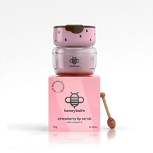 Load image into Gallery viewer, Honeybalm Lip Scrub - Strawberry