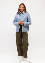 Load image into Gallery viewer, DENIM EMBROIDERED JACKET