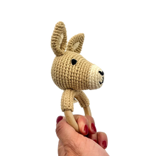 Load image into Gallery viewer, Skip the Kangaroo Ring Rattle