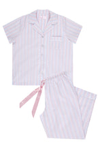 Load image into Gallery viewer, Valencia Stripe ⅞ Pyjama Set