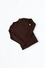 Load image into Gallery viewer, ON REPEAT RIB TURTLENECK - CHOCOLATE