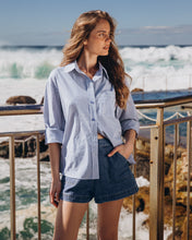 Load image into Gallery viewer, Blue White Shirt