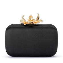 Load image into Gallery viewer, ADELE Orchid Lock Clutch