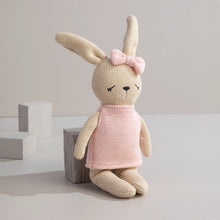 Load image into Gallery viewer, Knitted Animal Toy- Bella the Bunny