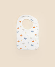 Load image into Gallery viewer, Organic Cotton Baby Bib - Sea