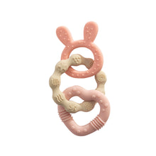 Load image into Gallery viewer, Silicone Bunny Teether - Pink