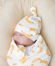 Load image into Gallery viewer, Newborn Baby Beanie - Bananas
