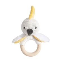 Load image into Gallery viewer, Ring Rattle - Cockatoo
