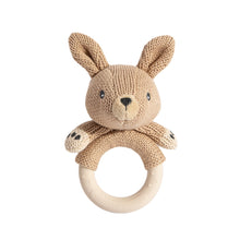 Load image into Gallery viewer, Ring Rattle - Kangaroo