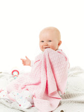 Load image into Gallery viewer, Lace Knit Bassinet Blanket