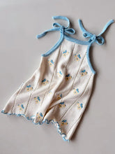 Load image into Gallery viewer, Bloom Pointelle Tie Dress | Pansy