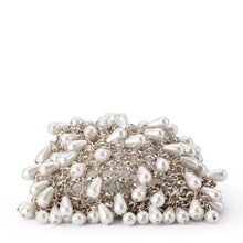 Load image into Gallery viewer, JADEN Pearl &amp; Silver Chainmail Bag