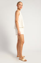 Load image into Gallery viewer, Cotton Linen Panel Stitching Detail Top And Shorts Set