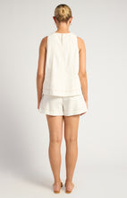 Load image into Gallery viewer, Cotton Linen Panel Stitching Detail Top And Shorts Set