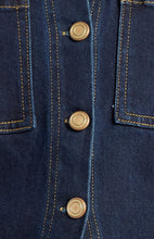 Load image into Gallery viewer, Denim Jacket with Adjustable Back Tab