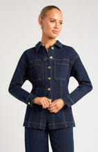 Load image into Gallery viewer, Denim Jacket with Adjustable Back Tab
