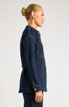 Load image into Gallery viewer, Denim Jacket with Adjustable Back Tab