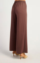 Load image into Gallery viewer, Textured Pants With Elastic Waistband And Bead Toggle Detail