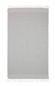Luxe Authentic Turkish Towel - Stone