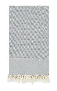Luxe Authentic Turkish Towel - Stone