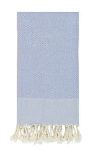 Load image into Gallery viewer, Luxe Authentic Turkish Towel - Blue
